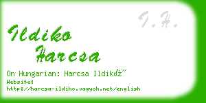 ildiko harcsa business card